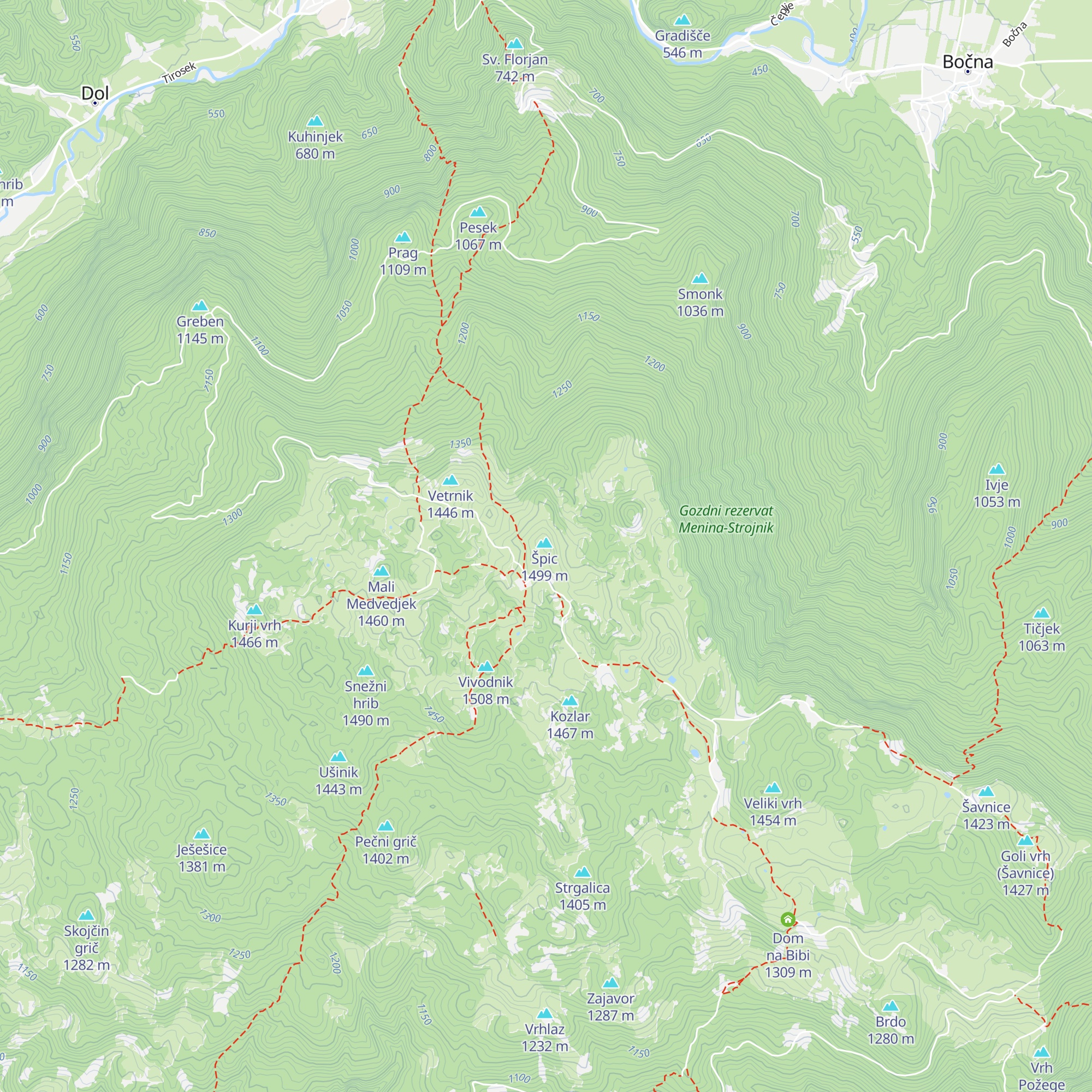 ZRS RK Domžale-Moravče map