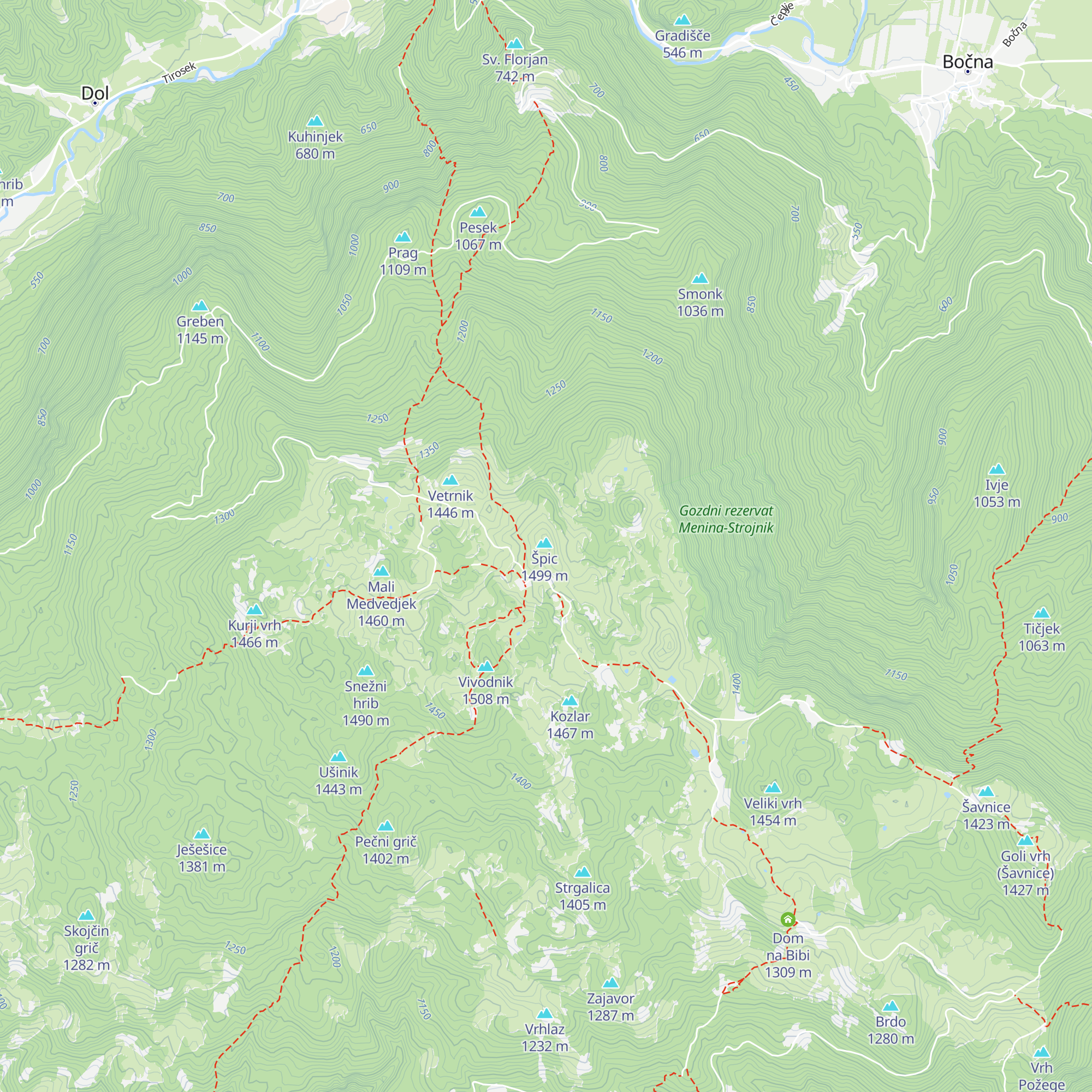 ZRS RK Domžale-Moravče map