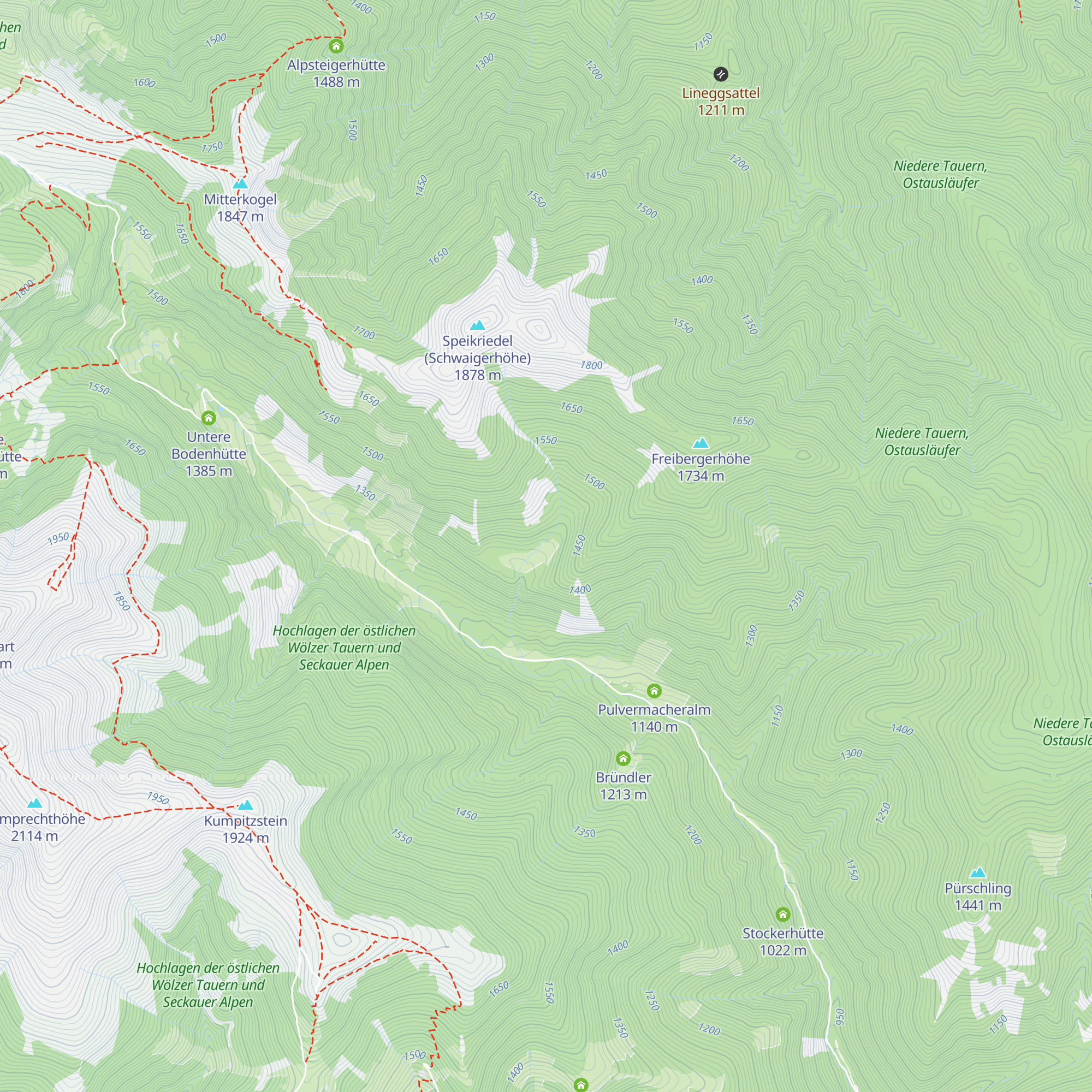 Schwaigerhütte map