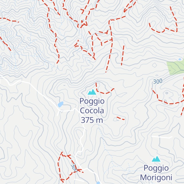 Map of Poggio Cocola