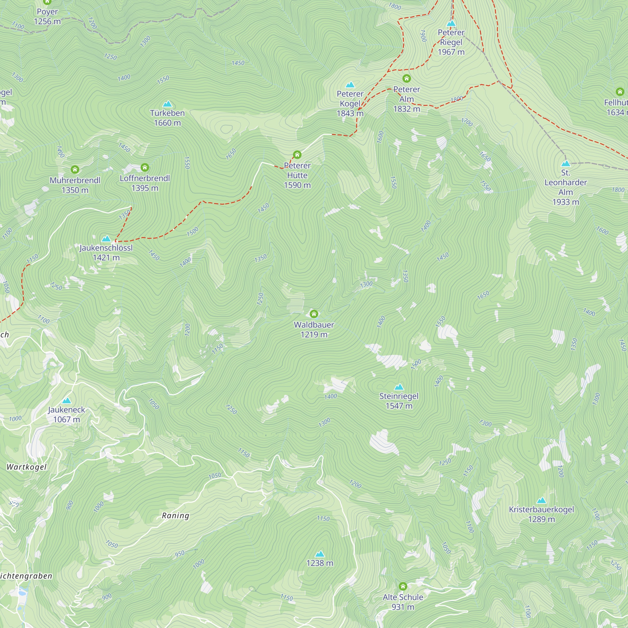 Waldbauer map