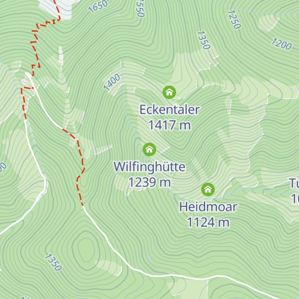 Map of Wilfinghütte