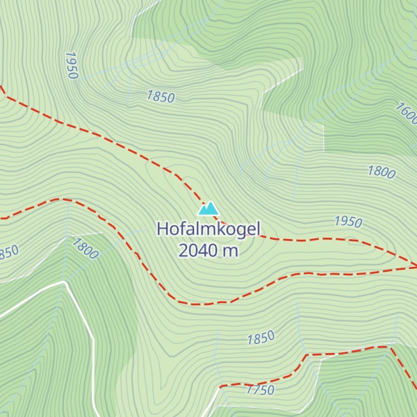 Map of Hofalmkogel