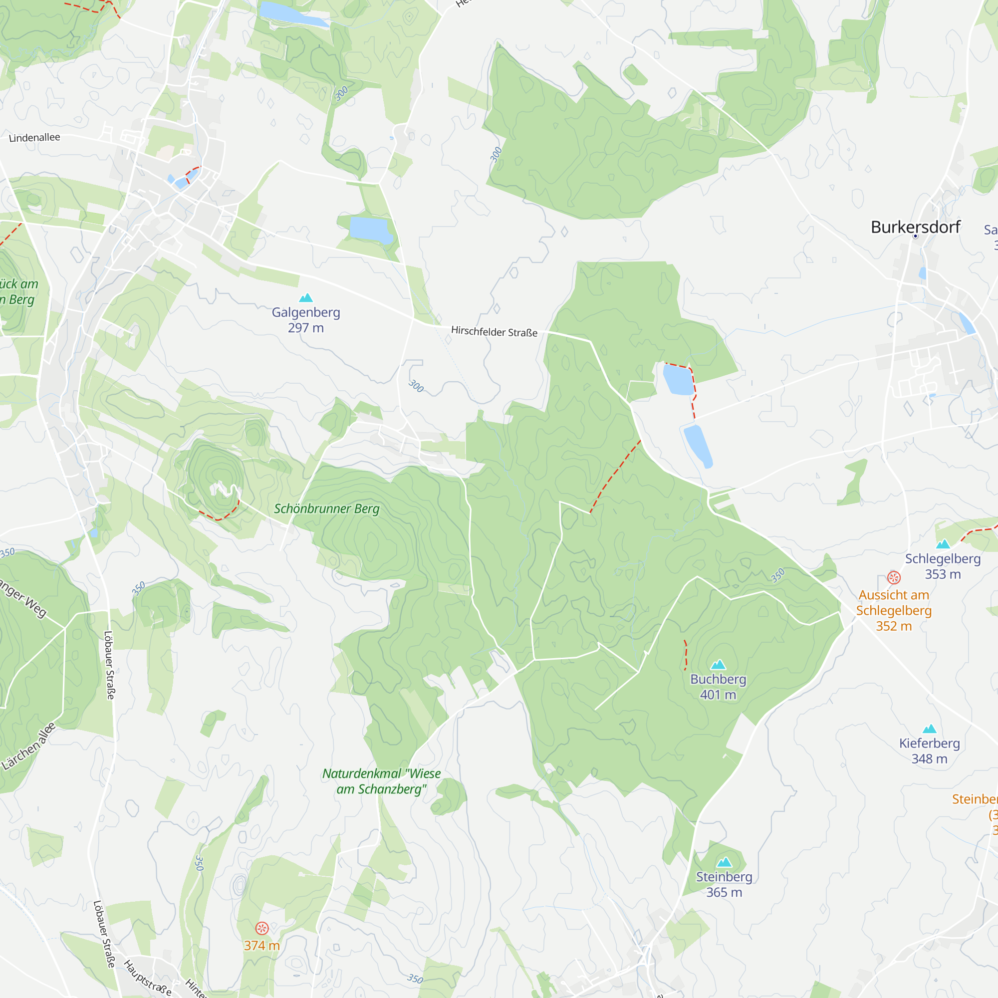 Jagdhütte Schönbrunn map