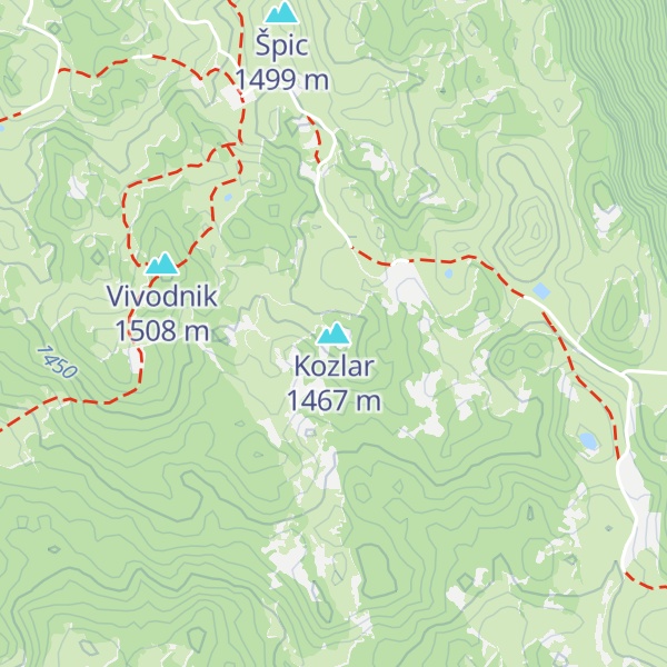 Map of Kozlar