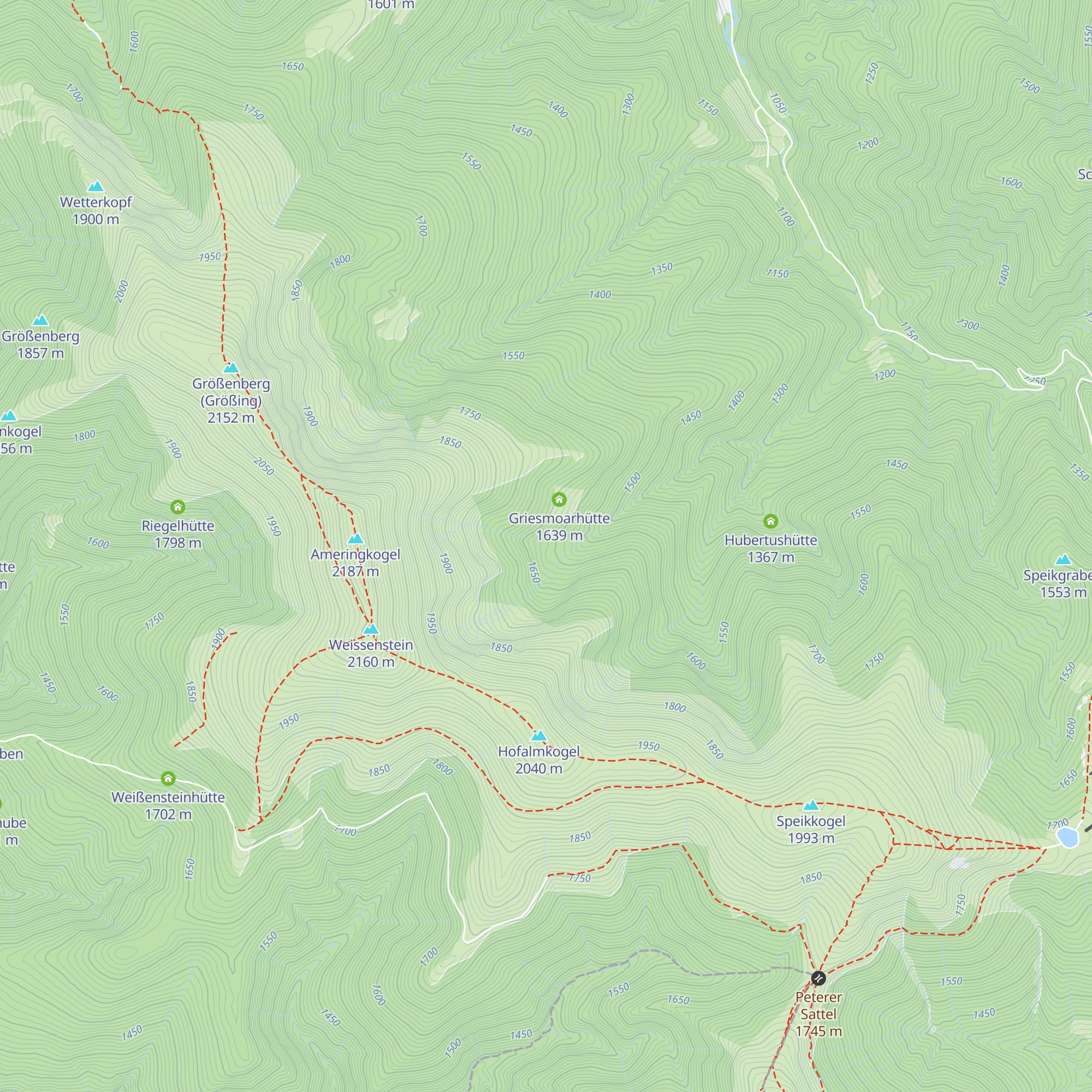 Steinmoarhütte map