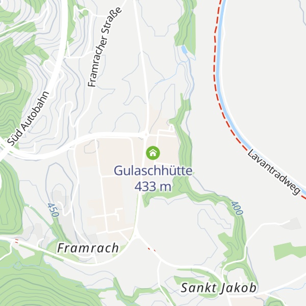 Map of Gulaschhütte