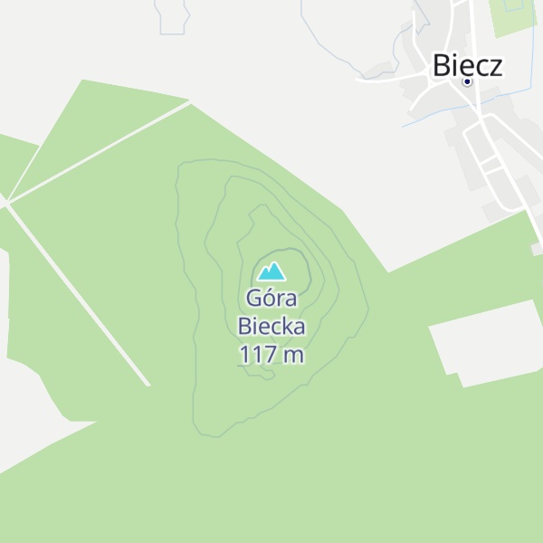 Map of Góra Biecka