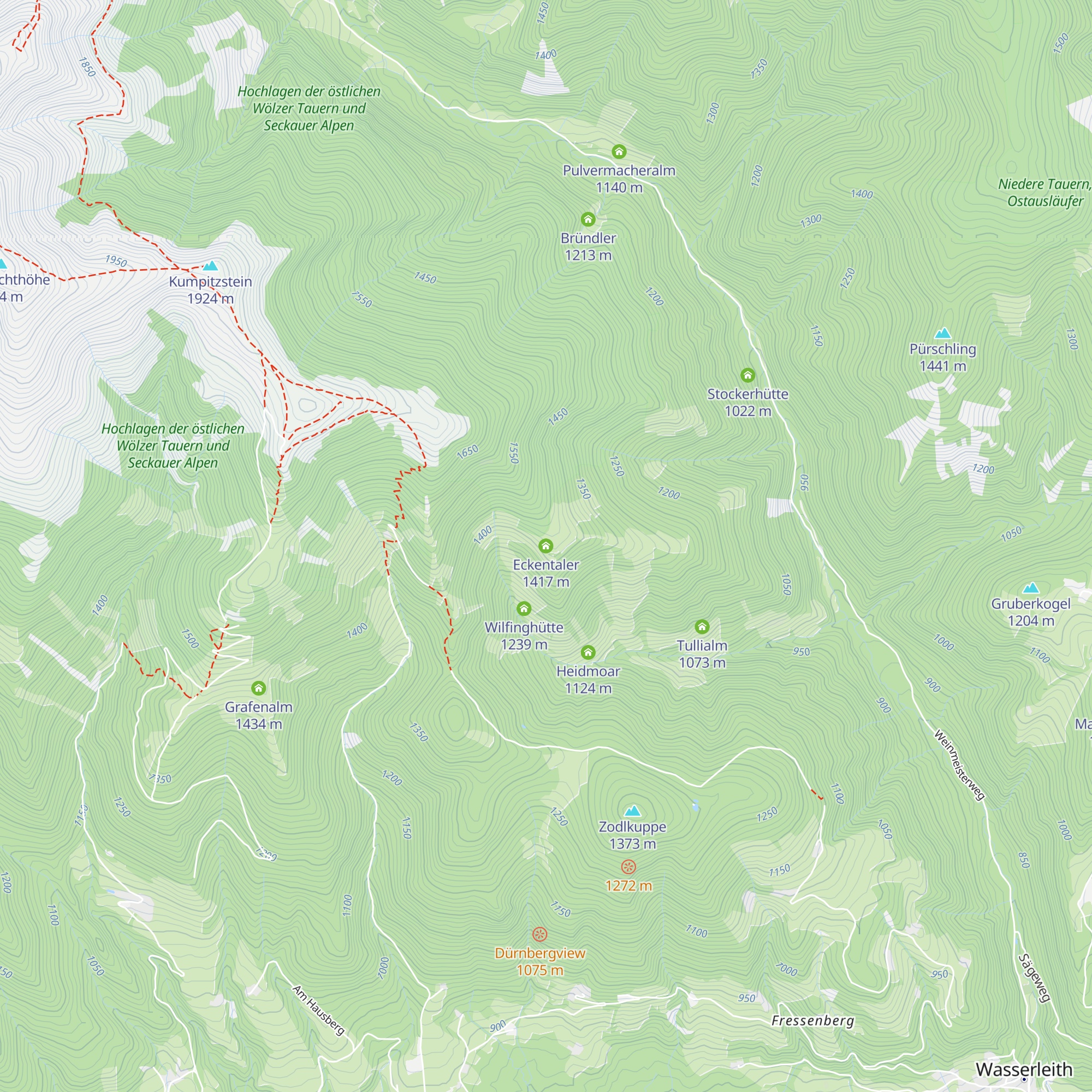Eckentaler map