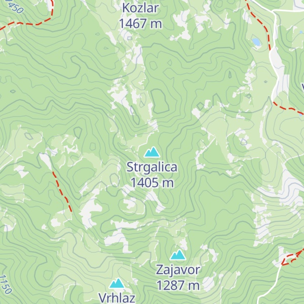 Map of Strgalica
