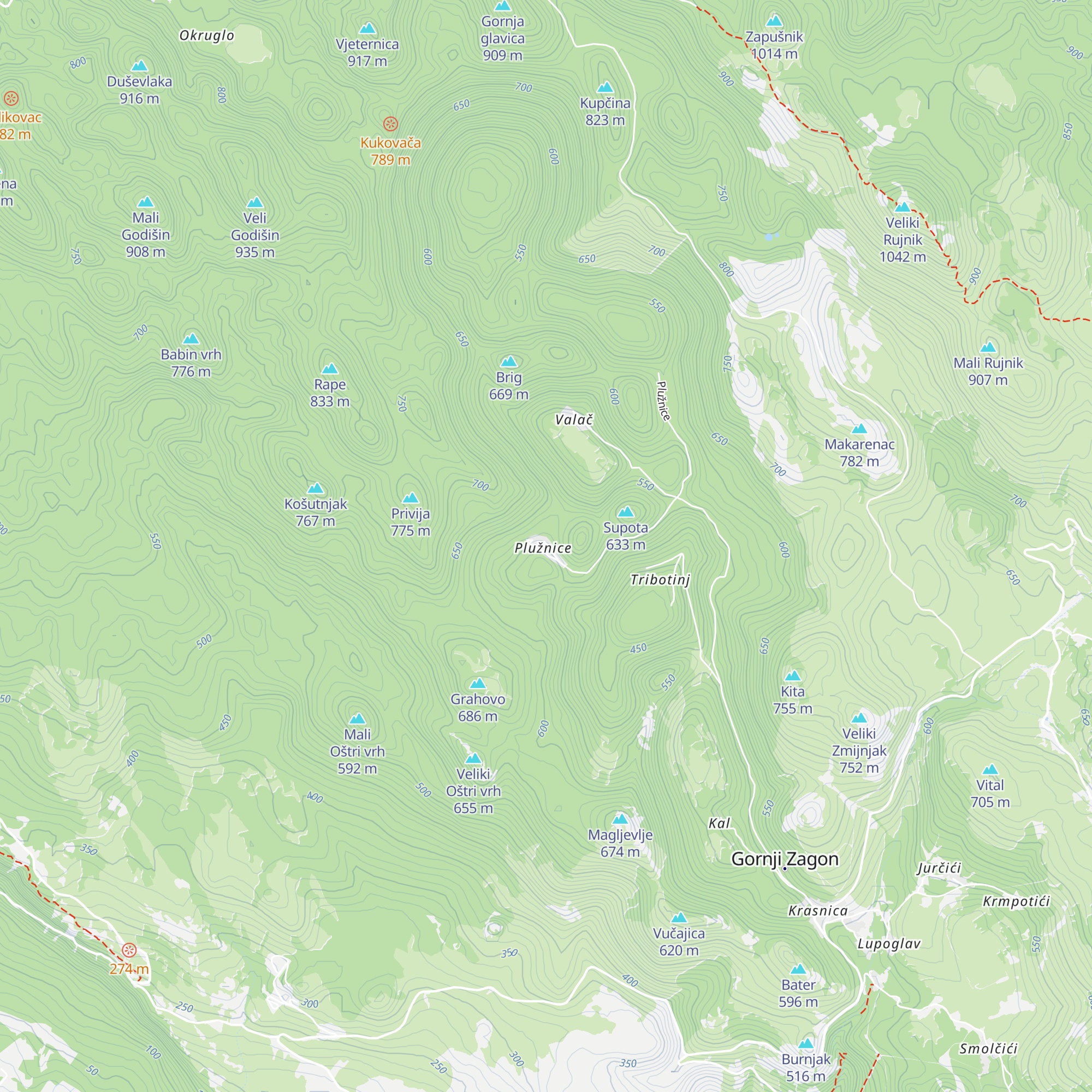 Vila Jurja map
