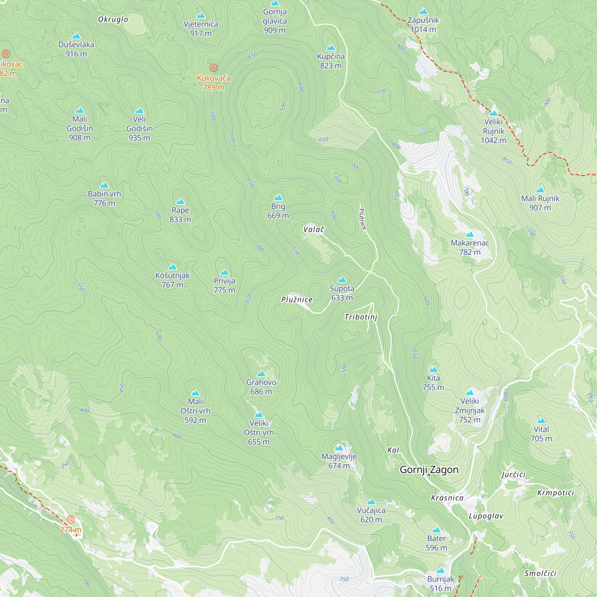 Vila Jurja map