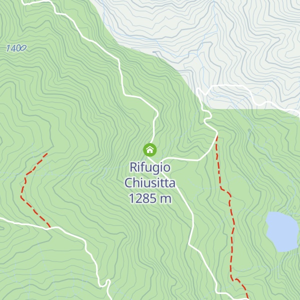 Map of Rifugio Chiusitta
