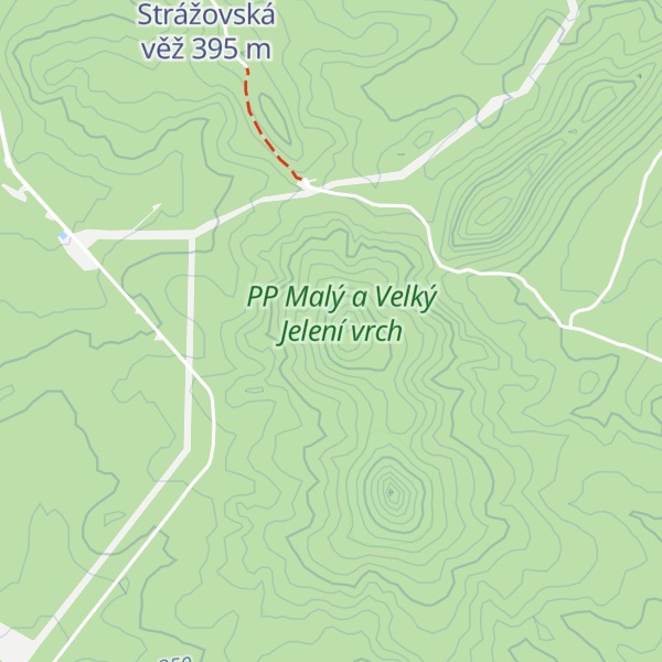 Map of Malý Jelení vrch