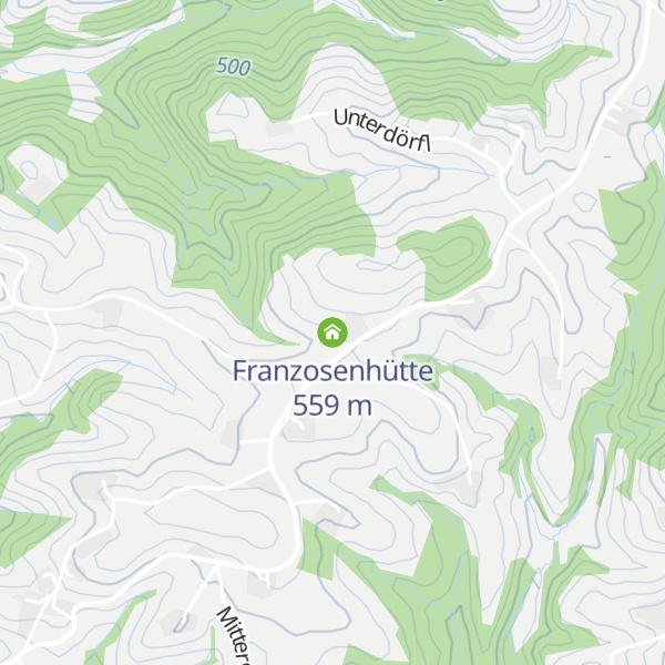 Map of Franzosenhütte