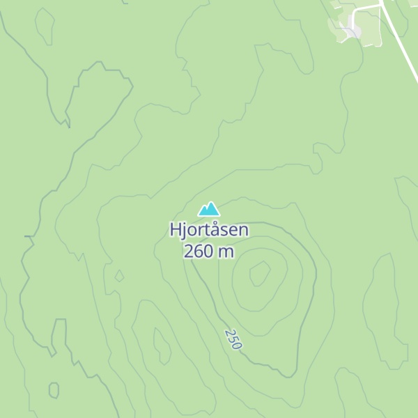 Map of Hjortåsen