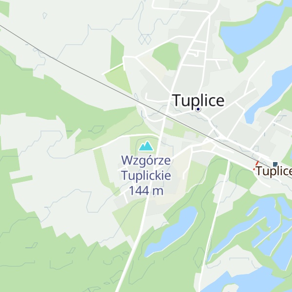 Map of Wzgórze Tuplickie