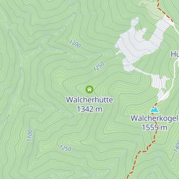 Map of Walcherhütte