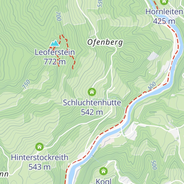 Map of Schluchtenhütte