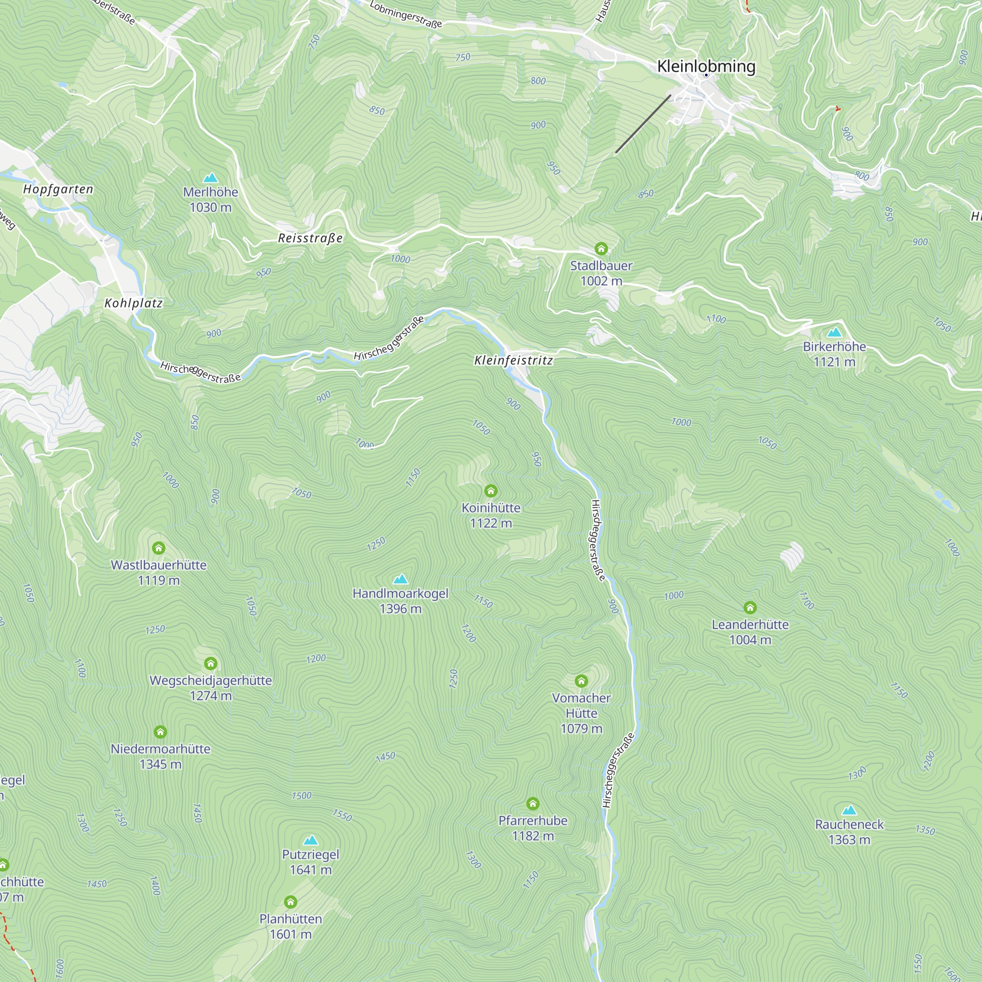 Koinihütte map