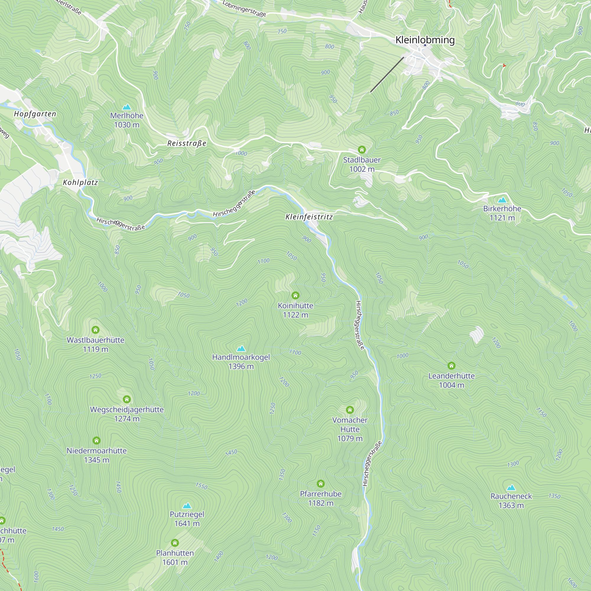 Koinihütte map