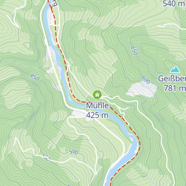 Map of Sandbauer