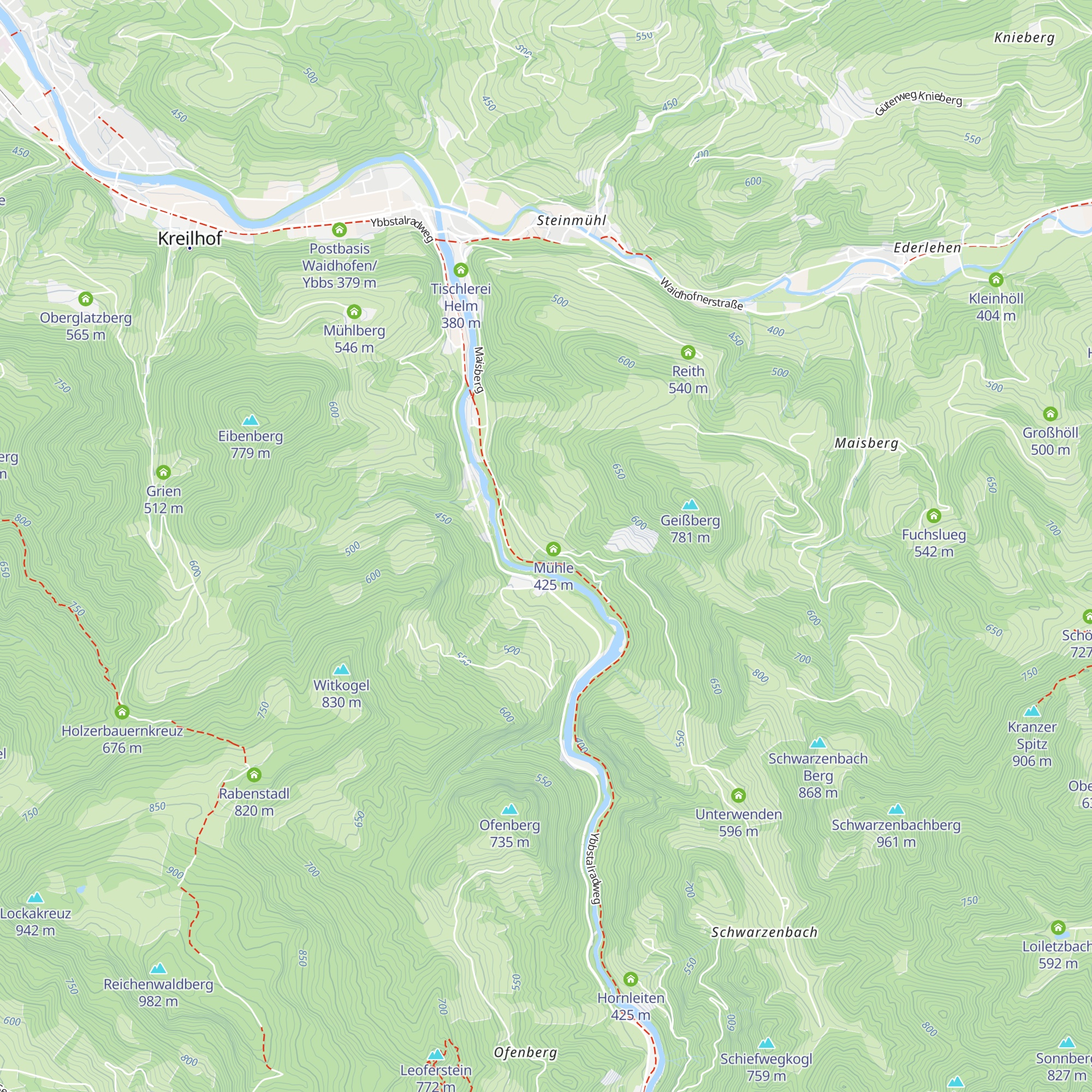 Sandbauer map