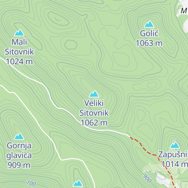 Map of Veliki Sitovnik