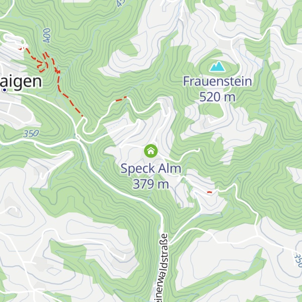 Map of Speck Alm