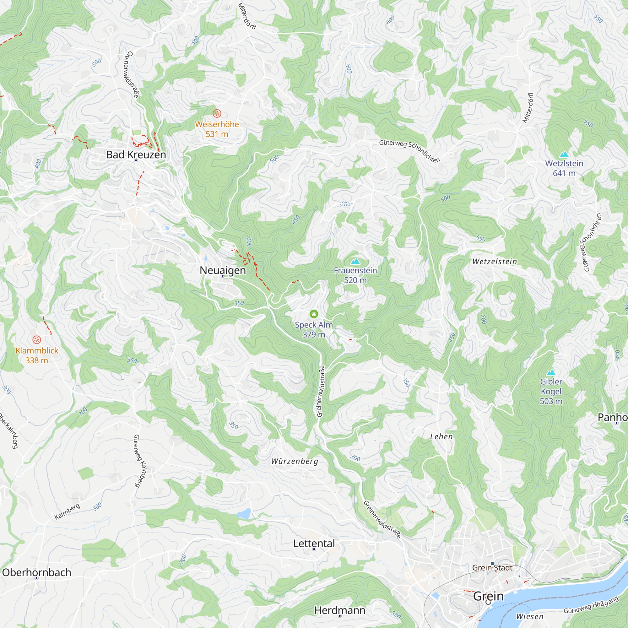 Speck Alm map