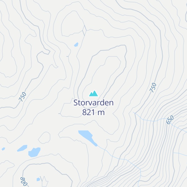 Map of Storvarden