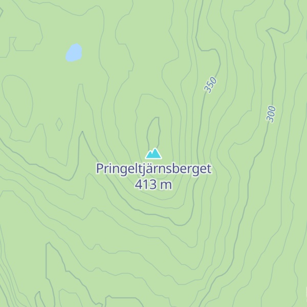 Map of Pringeltjärnsberget