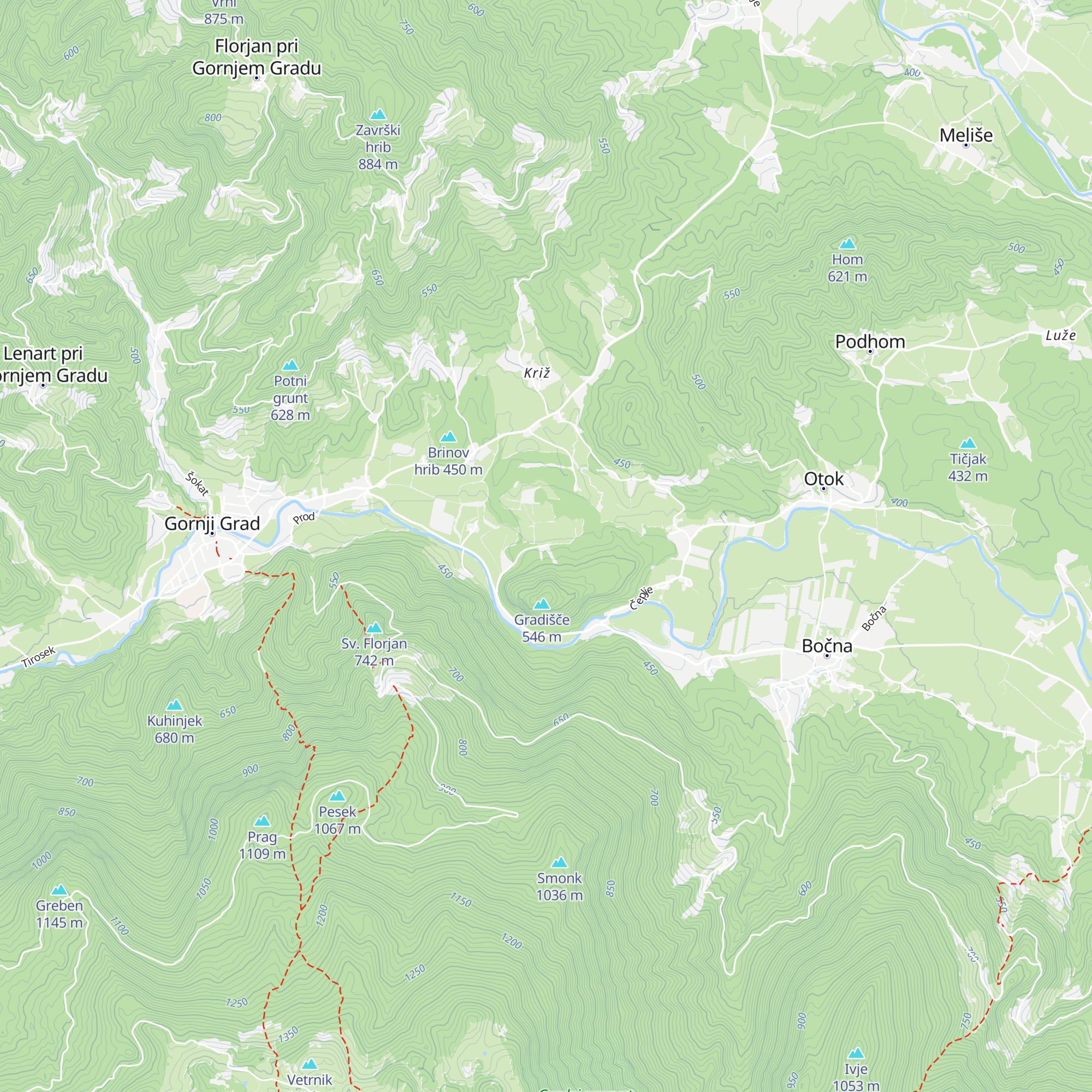 LD Gornji Grad map