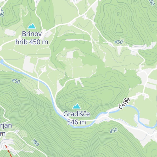 Map of LD Gornji Grad