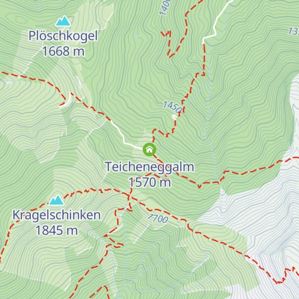 Map of Teicheneggalm