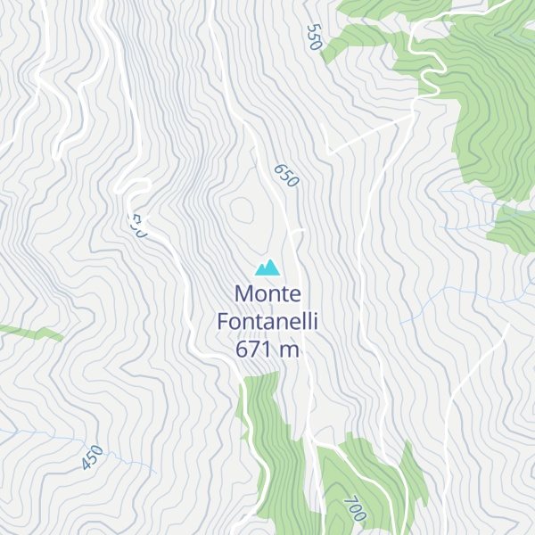Map of Monte Fontanelli