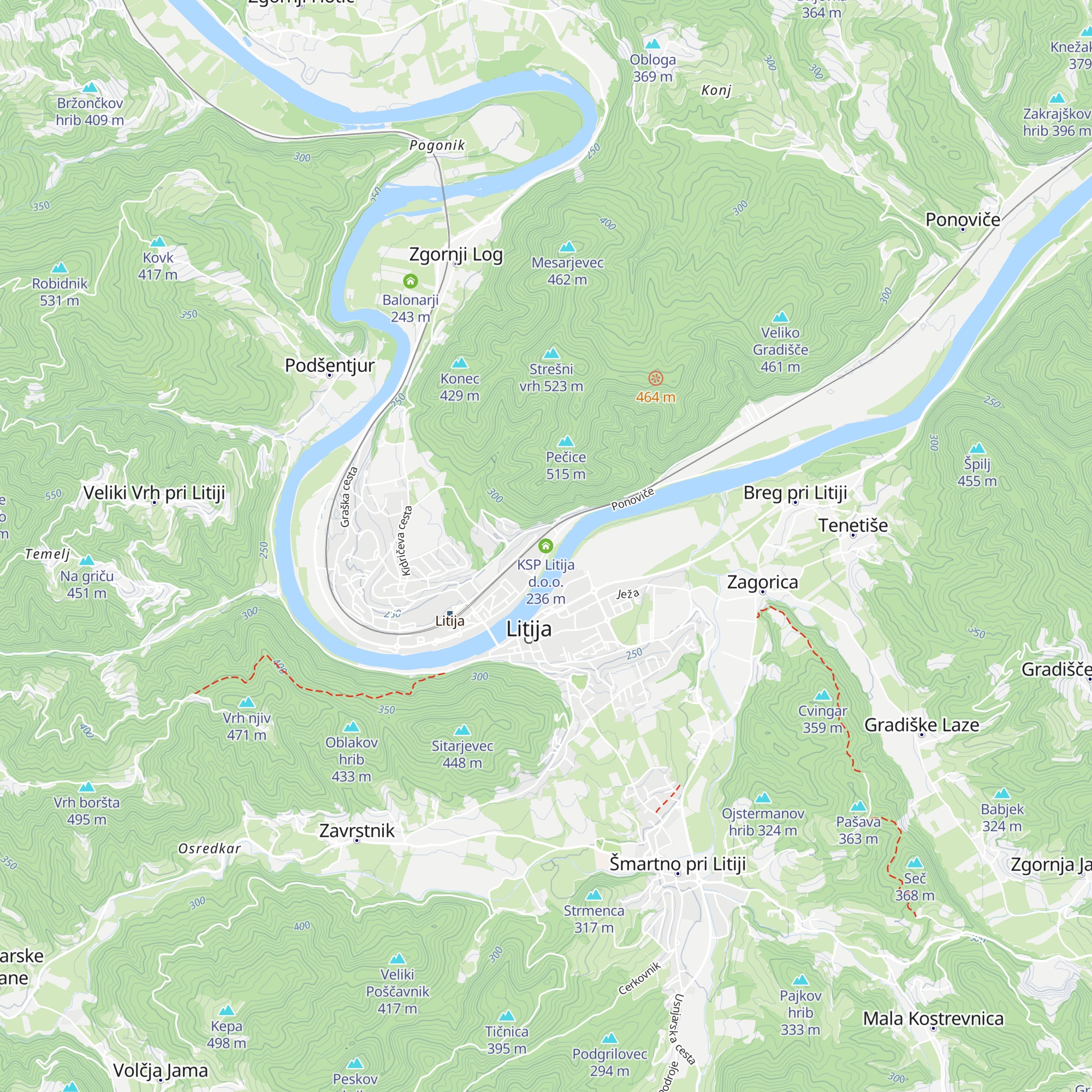 KSP Litija d.o.o. map