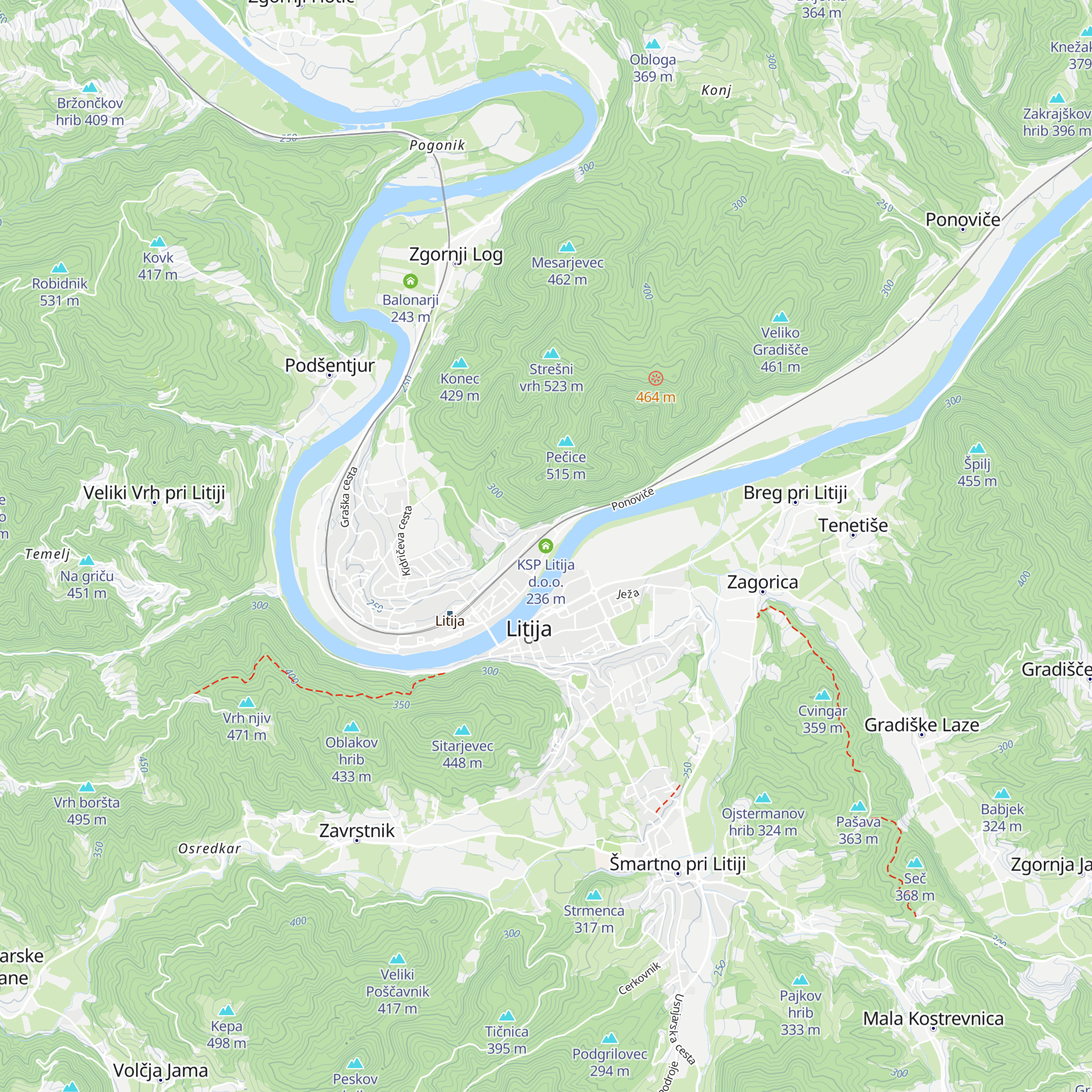 KSP Litija d.o.o. map