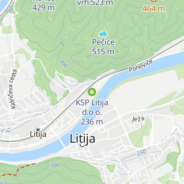 Map of KSP Litija d.o.o.