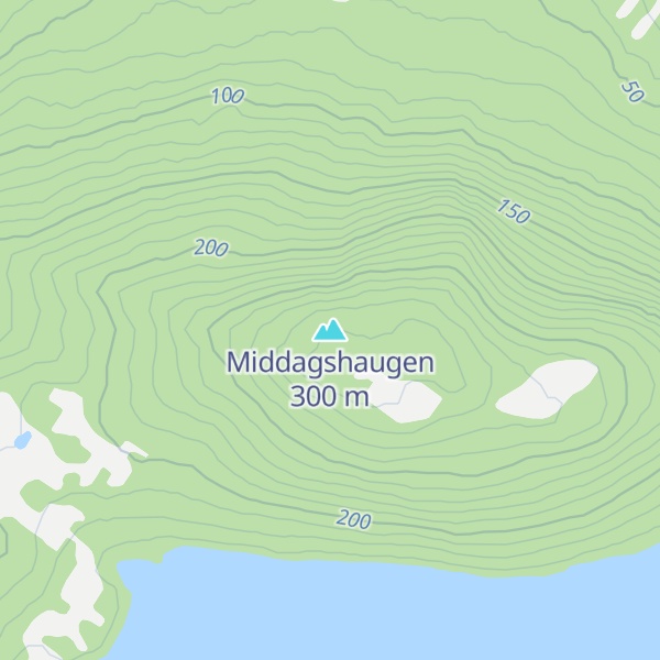 Map of Middagshaugen