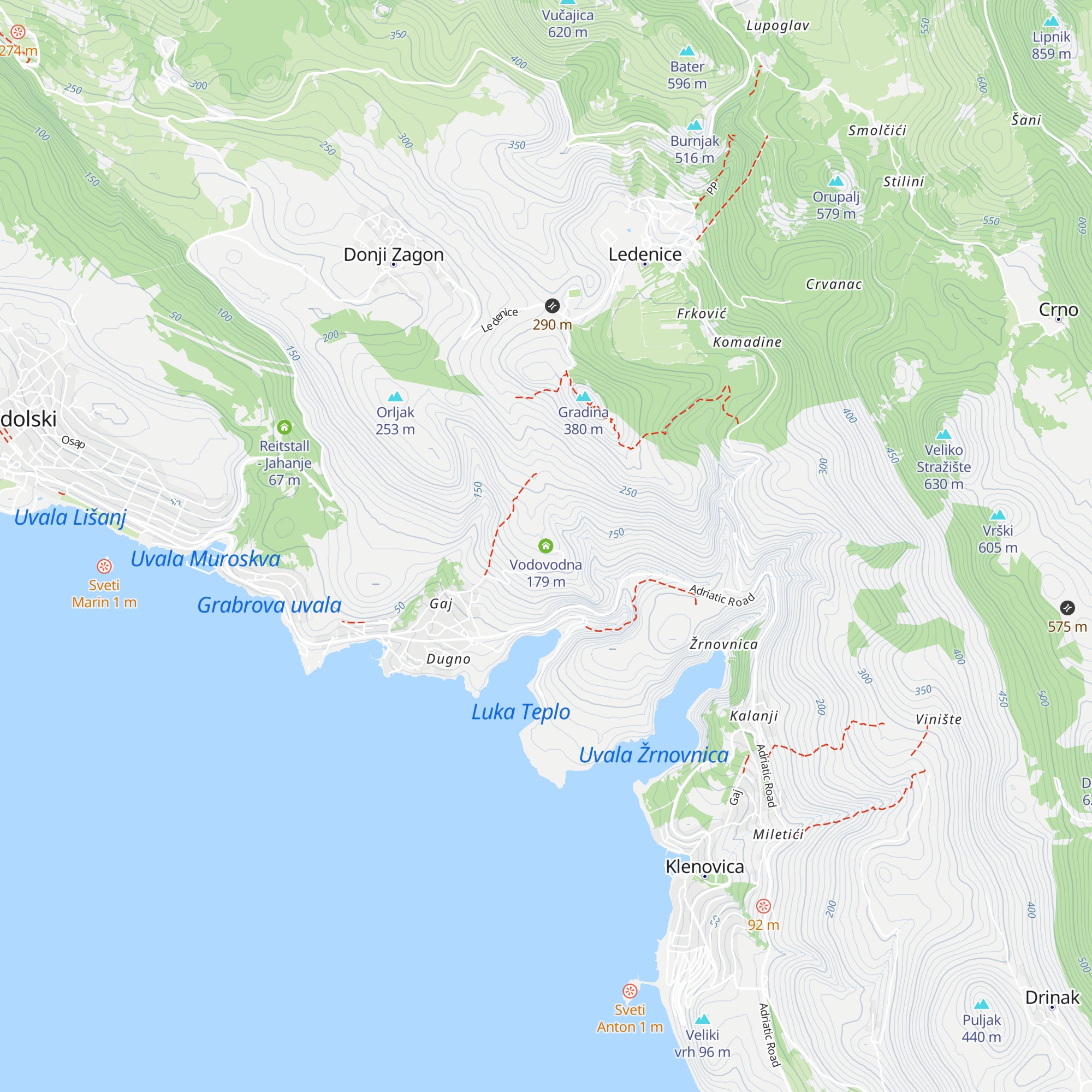 Vodovodna map