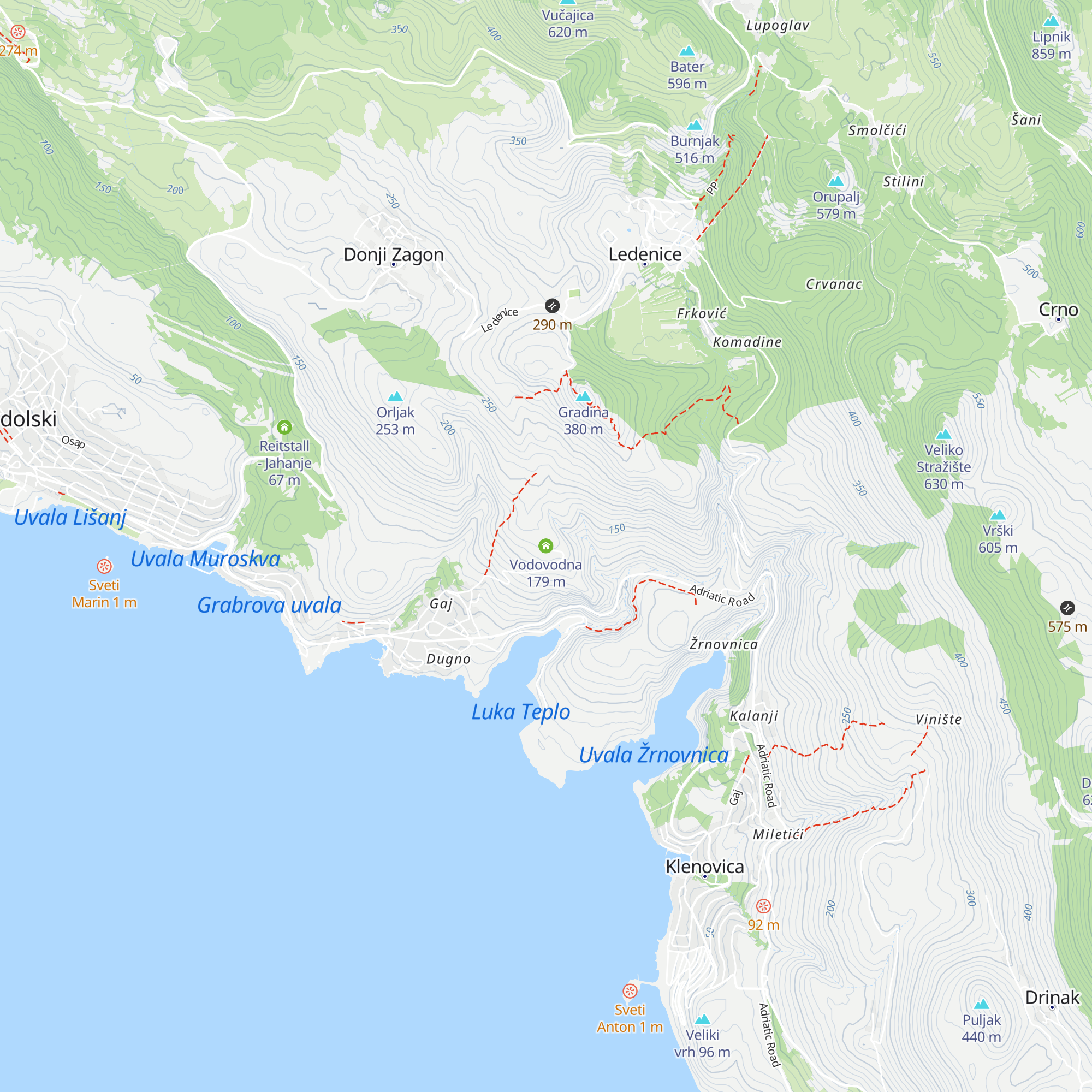 Vodovodna map