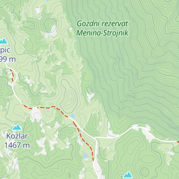 Map of Vrtačnik