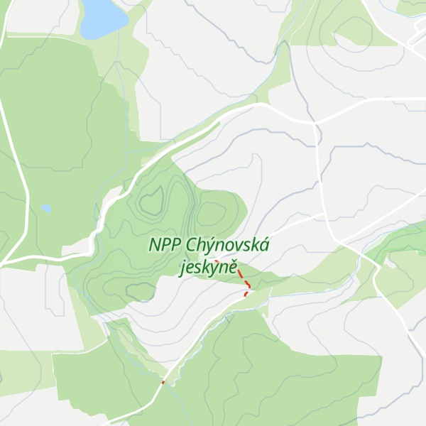 Map of Pacova hora