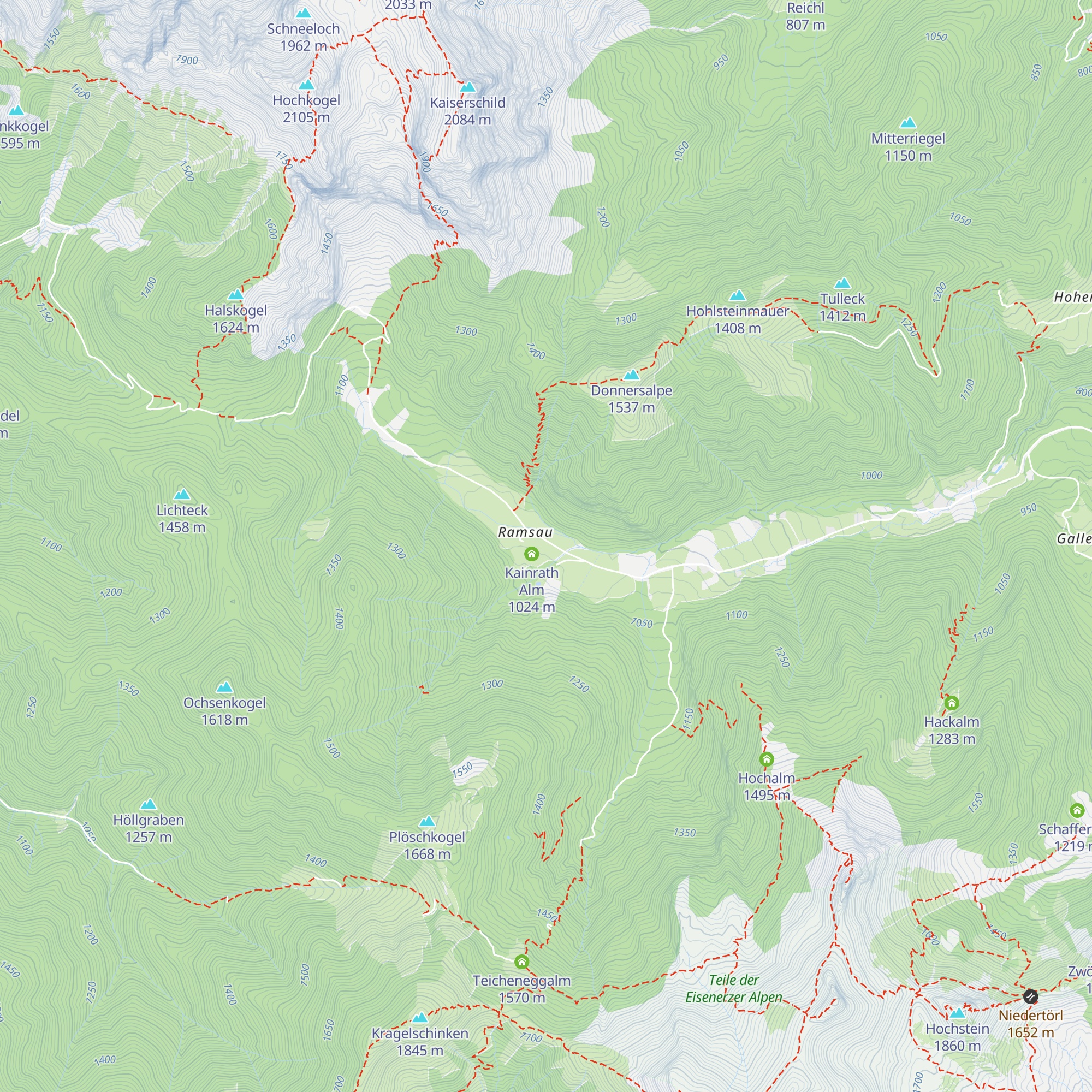 Lärch Alm map