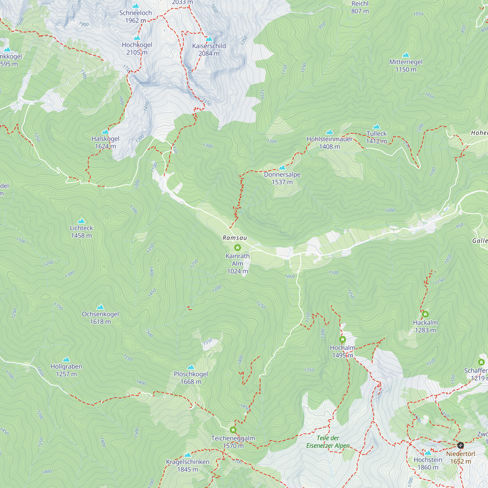 Lärch Alm map