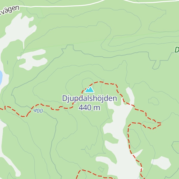 Map of Djupdalshöjden