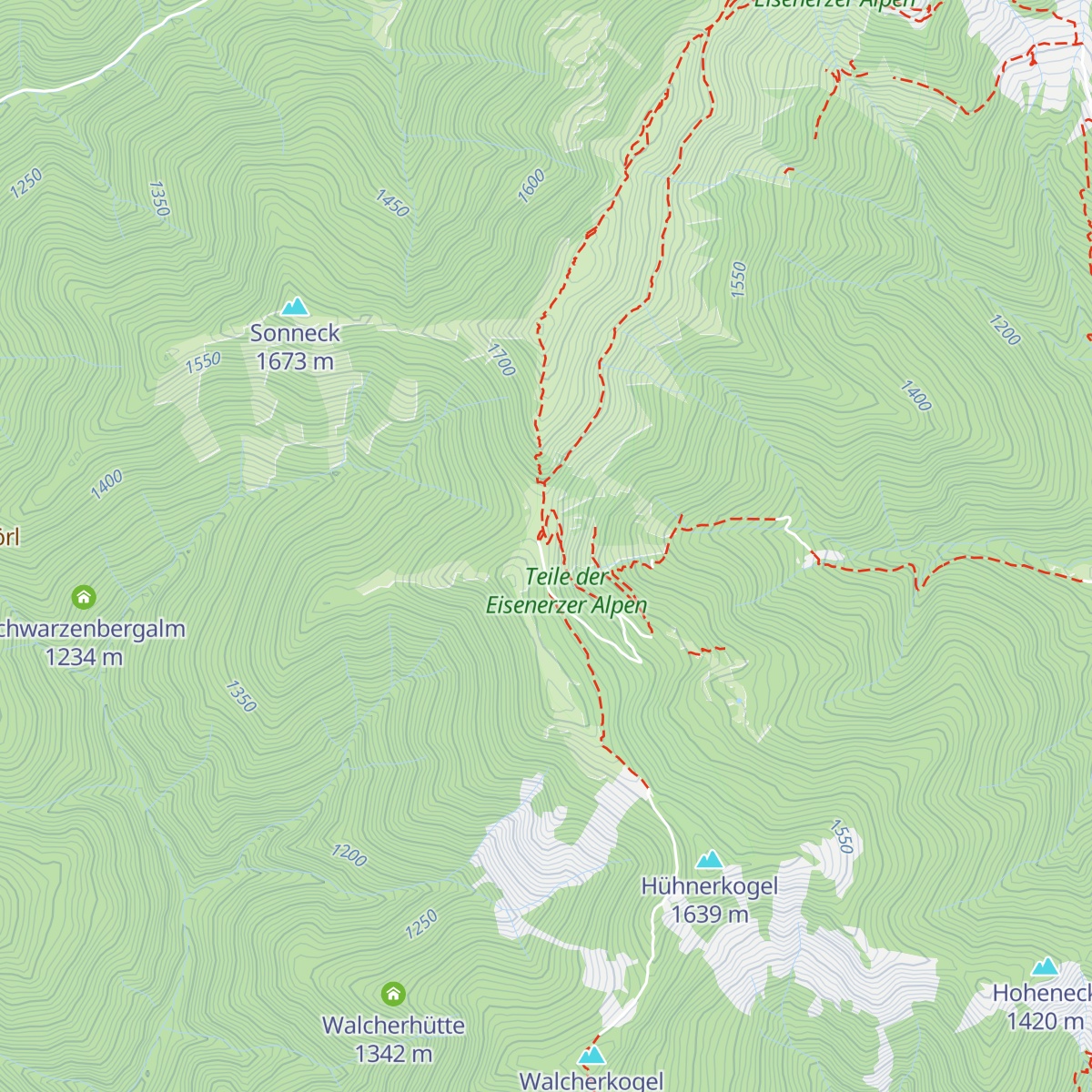 Graskogelhütte map