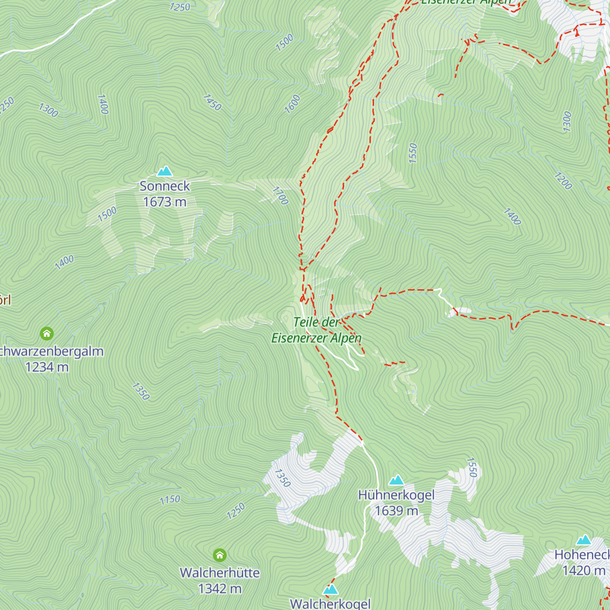 Graskogelhütte map