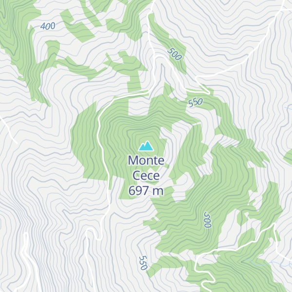 Map of Monte Cece